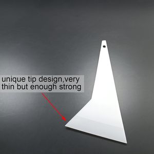 Kit di 4 Raschietti in Plastica con Manico Lungo per Applicazione Pellicole Oscuranti per Finestre - Product Image 4