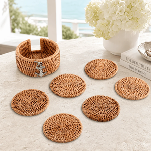 Customised Size & Shape Boho rattan <b>Table</b> <b>Coaster</b> for Dinner Home Decor Accessories With Amazing Price - Product Image 6