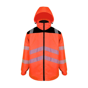 Ropa de Trabajo de Seguridad Unisex, Ligera, Impermeable, de Lona Suave con Camuflaje, Alta Visibilidad, ANSI Clase 1, con Capucha Reflectante - Product Image 3