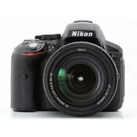 Appareil photo numérique Nikon D5300 d'occasion avec objectif 18-55 mm, kit 24,2 MP, vidéo 1080p, écran LCD inclinable pour vlogging