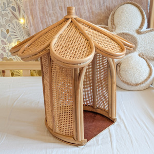 La mejor oferta en casa de juguete de ratán natural para niños, juguetes divertidos con forma de casa, del mejor proveedor vietnamita. - Product Image 2