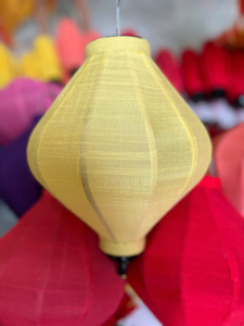 Premium Linen Fabric Silk Lanterns Vietnam Bamboo Frame Silk Lanterns Decorative Silk Lanterns For Hotel Decor - Product Image 6