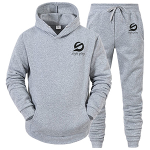 Ensemble de survêtement deux pièces personnalisé pour homme – Tenue de sport et d'entraînement pour la gym - Product Image 1