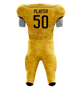 Uniforme de Fútbol Americano Personalizado con Logotipo, Pantalones Cortos Transpirables de Secado Rápido, Hechos al por Mayor, Jersey Sublimado para Hombre - Product Image 5