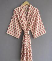 Robe d'été ample à manches longues pour femmes, légère et respirante, à fleurs, décontractée, pour la plage, les fêtes et le quotidien, style kimono