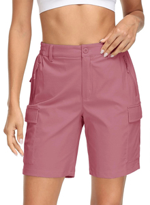 Shorts sublimés pour femmes avec logo détecteur d'aiguilles à tricoter, taille haute, élégants, polyvalents, en polyester flexible - Product Image 6