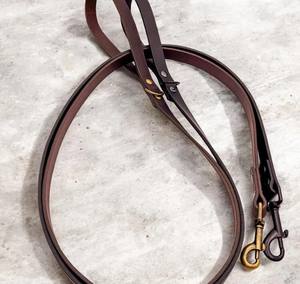 Correa para Perro de Cuero de Grano Completo Hecha a Mano, Duradera y Elegante, Accesorio para Pasear Mascotas - Product Image 3