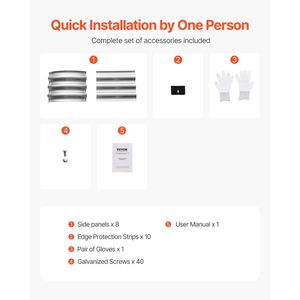 Jardinera Elevada Grande de Metal Galvanizado para Exteriores, 4 x 2 x 1 pies, con Fondo Abierto, Ovalada, para Macetas y Plantas - Product Image 5