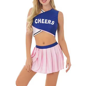 Uniforme deportivo para equipo de animadoras con tela de control de humedad avanzado y silueta ajustada para la temporada de campeonatos - Product Image 4