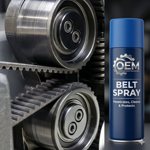 Spray d'entretien pour courroies, lubrifiant pour courroies, conditionneur pour courroies, spray adhésif en aérosol, entretien automobile, nettoyage et maintenance, spray silencieux - Product Image 1