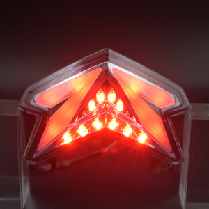 Feu arrière LED intégré avec clignotants pour moto ZX-6R ZX636 Z800 Z125 - Product Image 5