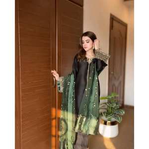 Conjunto de traje bordado XL para fiesta con hilo y trabajo Zari para hombre - Product Image 2