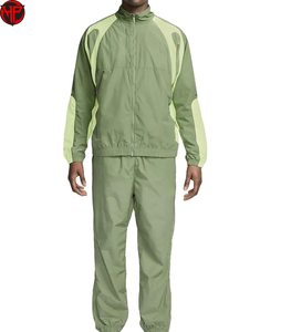 Conjunto de Chaqueta Deportiva Color Block para Hombre, Chaqueta Cortavientos Ligera con Cierre, Traje Deportivo de Nailon para Correr y Entrenar - Product Image 1