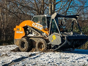 Heavy Duty Case Skid Steer Forestry Mulcher Attachment Hydraulic <b>Brush</b> Cutter Land Clearing Wood Chipping and <b>Vegetation</b> Control - Product Image 5