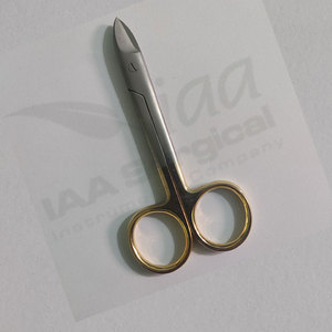 Tijeras Quirúrgicas Dentales de Acero Inoxidable con Punta Recta Plateada, Instrumento Manual Clase I con Agarre Potente y Removedor de Coronas - Product Image 2