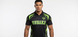 Camiseta Polo Negra Personalizada de Alto Rendimiento, Uniforme de Golf Transpirable de Manga Corta, Ropa Deportiva OEM ODM al por Mayor - Product Image 3