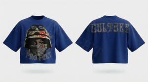 Camiseta de Hombre 2026, Popular, con Diseño de Logotipo de Marca Personalizado, Cómoda, Transpirable, Estilo Hip Hop Urbano, Hombros Caídos, Impresión Digital - Product Image 6