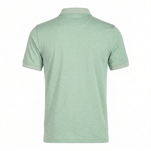 T-shirts d'été en gros à manches courtes pour hommes, personnalisables avec logo imprimé sur le devant, en polyester blanc uni, respirants et formels - Product Image 2