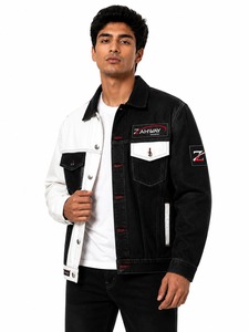 Stylish <b>Men</b> <b>Denim</b> <b>Jacket</b> Classic Western Inspired Design Comfortable Fit High Quality Material For All Season Wear Outwear - Product Image 6