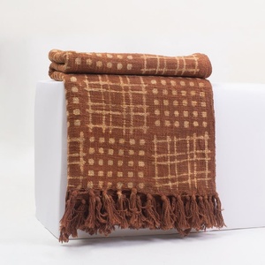 Latest Collection Cotton Hand Block Printed <b>Throw</b> Collection For <b>Sofa</b> <b>cover</b> And Bedding Set - Product Image 2