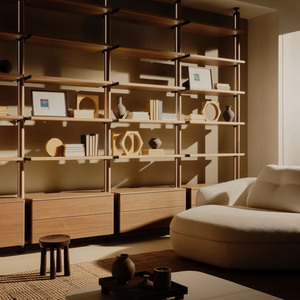 Armario Modular de Madera de Gran Capacidad, Estilo Europeo, para Villa en Vietnam, Personalizado por JY Project, Muebles RTA - Product Image 5