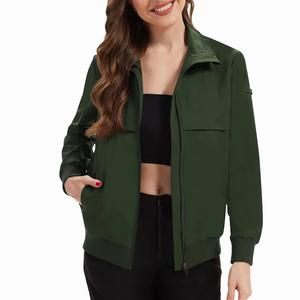 Uniformes Médicos de Enfermera al por Mayor con Logotipo Personalizado, Chaquetas de Trabajo Elásticas de Poliéster, Rayón y Spandex para Mujer - Product Image 1