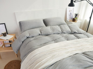 100% Flax Linen Washed French Linen <b>Sheets</b> Sets 5 pcs 1 Duvet Cover 1 <b>Flat</b> 1 <b>Fitted</b> <b>Sheet</b> 2 pillow cases Sets - Product Image 4