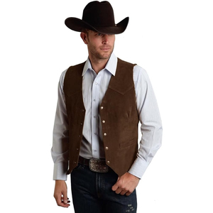 Men Custom Made Leather Vest Sleeveless Motorcycle Jacket Casual Waistcoat Fashion Outerwear With Durable Material Modern Style - Product Image 2