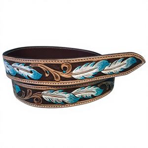 Cinturones de Cuero Vacuno Genuino para Hombre en Negro Liso con Hebilla Cuadrada de Acero Personalizada, Estilo Fiesta, Ecológicos, Impermeables y Duraderos - Product Image 2