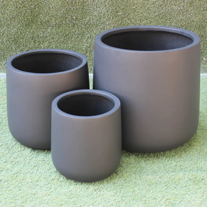 KNT Creations PL B-217 Ensemble de jardinières pour plantes d'intérieur, plantation directe, plantes artificielles, légères, durables, sculptées à la main - Product Image 1