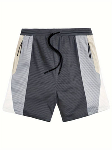 Shorts de basketball pour homme 100% polyester, maille unie, séchage rapide, écologiques, respirants, personnalisables, sportifs, été, course à pied - Product Image 5
