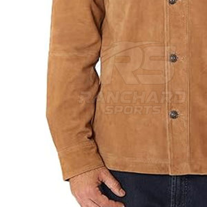 New Arrival <b>Mens</b> Slim Fit <b>Suede</b> Leather <b>Jacket</b> Genuine Soft Touch Casual Classic Winter Streetwear Look - Product Image 5