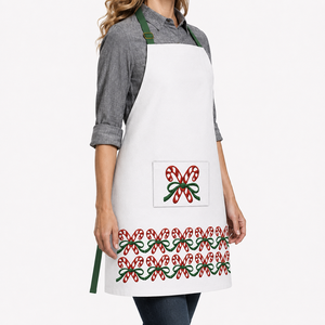 Christmas Beautiful Printed Design <b>Apron</b> 100% OEM Eco Friendly <b>Kitchen</b> <b>Apron</b> for Cooking at Factory Price. - Product Image 4