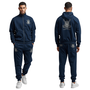 Chándal con Pedrería Royal Crest al Por Mayor, Precio de Mayoreo, para Hombre, Ropa Deportiva de Lujo, Moda Urbana - Product Image 2