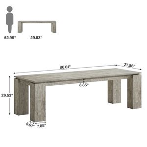 Rectangular Double-Person Office <b>Desk</b> for Conference or Writing Durable Computer <b>Desk</b> - Product Image 6