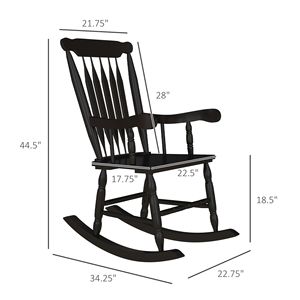 Set di Sedie a Dondolo Rustiche in Rattan con Schienale Alto, Sedute Durevoli per Esterni, Ideali per Giardino e Relax, Pieghevoli per Uso in Villa - Product Image 3