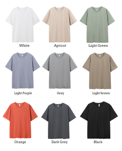 เสื้อยืดคอกลมแขนสั้นผ้าฝ้าย 100% คุณภาพสูง แห้งเร็ว แบบเรียบง่าย 3 ตัว ระบายอากาศได้ดี เหมาะสำหรับออกกำลังกาย - Product Image 6