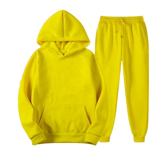 Sudaderas con capucha de gran tamaño con logotipo personalizado de algodón Unisex, sudaderas con capucha lisas en blanco de talla grande impresas, conjunto de sudaderas para hombres de invierno - Product Image 6