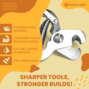FLAMIA & JABZ Cortauñas Profesional para Perros y Gatos - Product Image 3