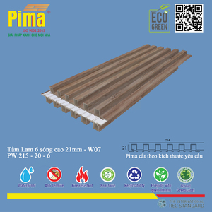 WPC Wood Grain <b>Wall</b> <b>Panel</b> Striped Design Modern Indoor Decoration Waterproof Surface Finish - Product Image 2