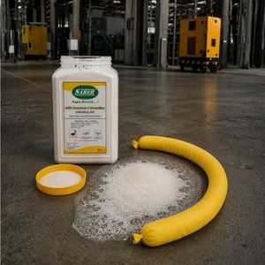 SABER Absorbeur d'acide et neutralisant granulaire 4 litres Écologique Absorption 9-11x supérieure Contient de la silice Contrôle des déversements industriels - Product Image 4