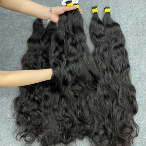 Extensiones de Cabello Humano Vietnamita Ondulado Negro de Calidad Profesional, Tendencia 2026, Premium, a Granel, Listas para Enviar - Product Image 2