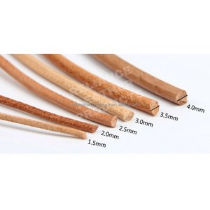 <b>Leather</b> Cord Round 1mm Natural Color Roll For <b>Bracelet</b> Making Jewelry Findings - Product Image 5