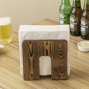 Boîte à mouchoirs vintage en bois faite à la main avec découpe en forme de cœur, support sur pied pour la maison, les tables à manger et les tables basses - Product Image 2