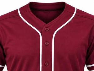 Ensemble uniforme de baseball marron à manches courtes, maillot, pantalon, ceinture, respirant, 100 % polyester, pour homme adulte, numéro personnalisable 23, ODM - Product Image 4