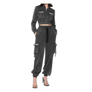 Survêtement cargo élégant et de haute qualité pour femmes, vêtements de sport, tenue de course confortable, survêtement de haute qualité pour femmes - Product Image 1