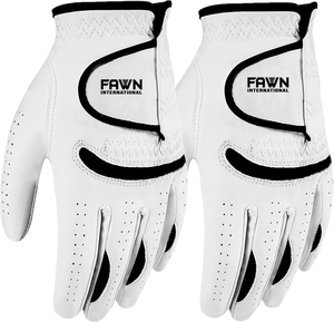 Guantes de Golf Antideslizantes de Cuero Cabretta Premium, Guantes Deportivos con Logotipo Personalizado OEM, Venta al Por Mayor - Product Image 1