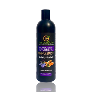 Pure Black Seed and Turmeric <b>Shampoo</b> for Dry Damaged Hair Nourishment and Smooth Hair Benefits Black Seed and Turmeric <b>Shampoo</b> - Product Image 3