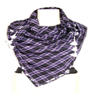 Écharpe unisexe en sergé écologique 300g à carreaux, douce, longue et carrée pour l'hiver, vente en gros, tissu 100% coton Chiganvy, tricotée, offre spéciale - Product Image 1