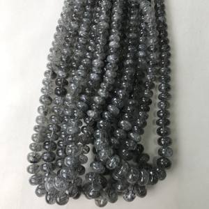 Cuentas Redondas Lisas de Rutilo Negro 100% Naturales, Certificadas por IGI, Grado AAA, de 6mm-14mm, Piedra de Fuego Negra, Gemas Vivaaz para Joyería - Product Image 5